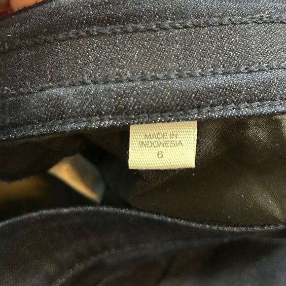 J. Jill Womens Denim Leggings Size 6 Dark Wash Stretch 5-Pocket Skinny Jean - Picture 6 of 6